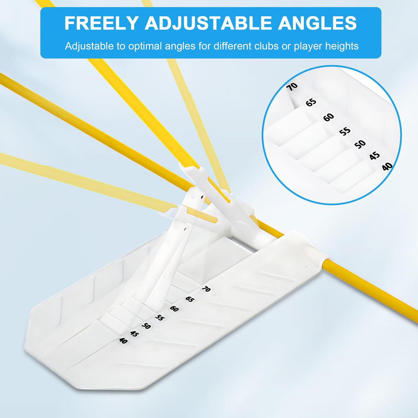 Alignment Stick Set - Adjustable Golf Swing Trainer Practical Alignment