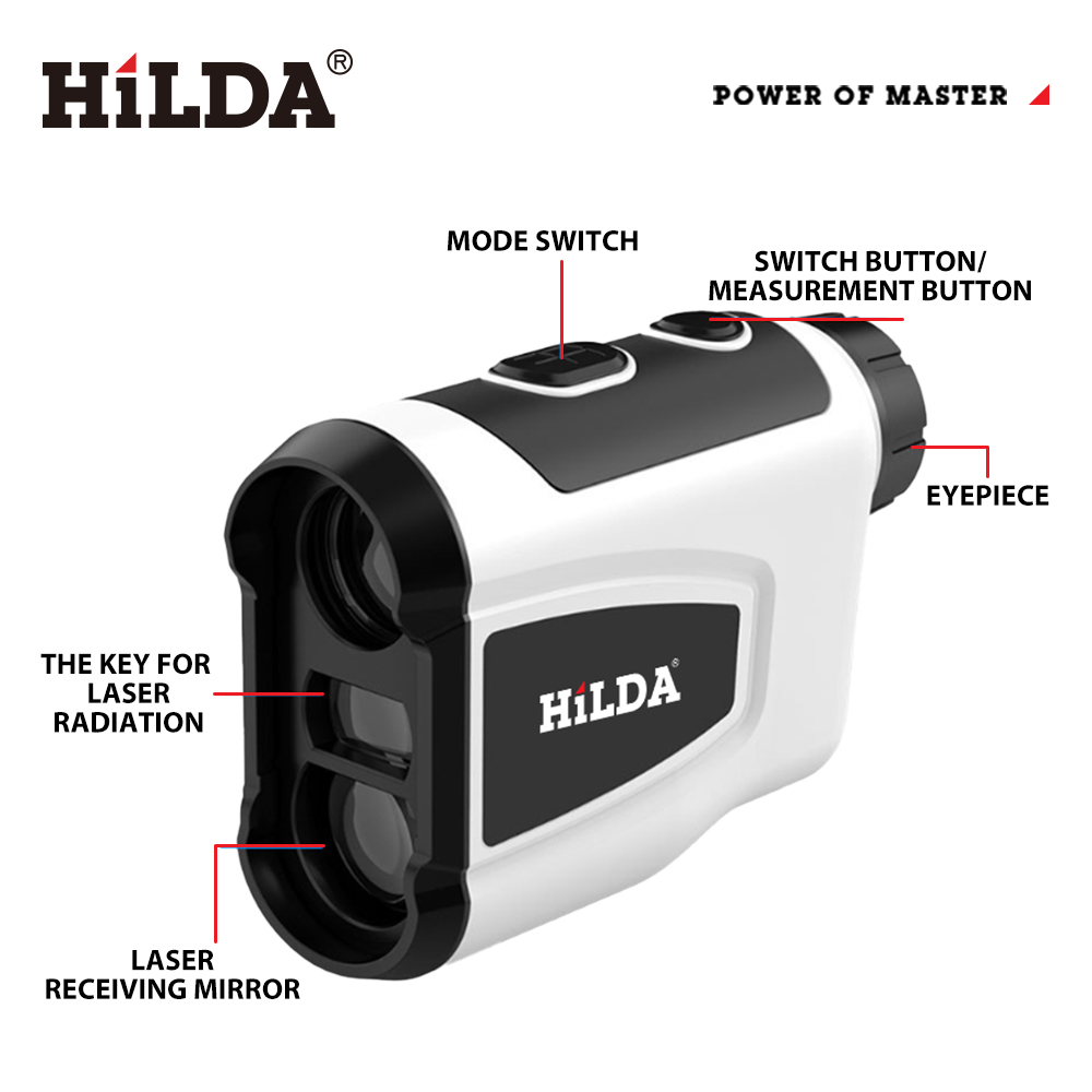 HILDA 800M Golf Laser Rangefin - огляд і ціна Rangefinder Laser Golf