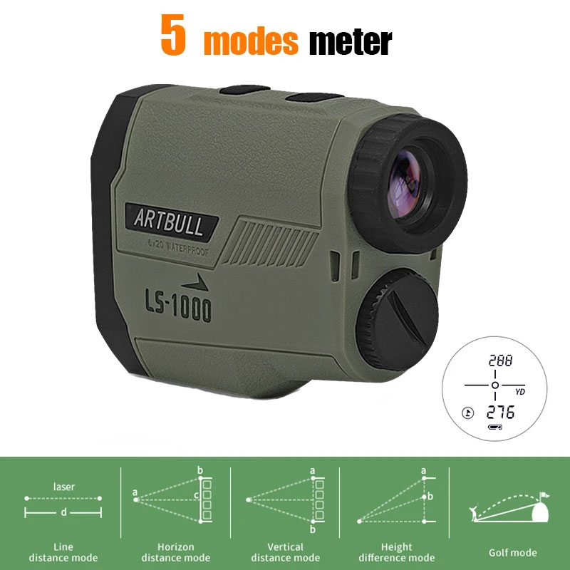 ARTBULL Laser Rangefinder Hunt - огляд і ціна Rangefinder Laser Golf